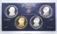 Francja, 100 franków zestaw La Fayette 1987 r.