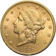 USA, 20 Dolarów 1906 r. S