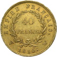 Francja, 40 Franków 1810 r. W