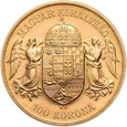 Węgry, 100 Koron 1908 r. 