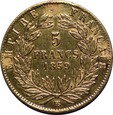 Francja, 5 franków 1859 r. BB