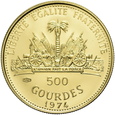 Haiti, 500 Gourdes 1974 r. Olimpiada 1976 r.