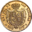 Hiszpania, 100 reales 1864 r.