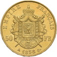Francja, 50 Franków 1858 r. A