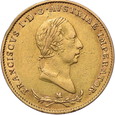 Włochy, Lombardia 1/2 Suwerena 1831 r. M