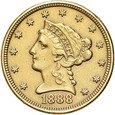USA, 2,5 Dolara 1888 r. 