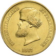 Brazylia, 10000 Reis 1867 r. Pedro II 