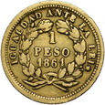 Chile, 1 Peso 1861 r.
