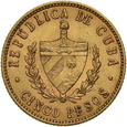 Kuba, 5 Pesos 1916 r.