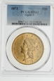 USA, 20 Dolarów 1873 r. MS 61