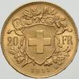 Szwajcaria, 20 Franków 1911 r. 