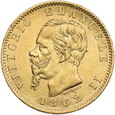 Włochy, 20 Lire 1862 r.
