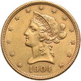 USA, 10 Dolarów 1904 r. O