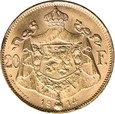 Belgia, 20 franków 1914 r. 