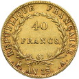 Francja, 40 Franków AN 13 (1804 r.) A