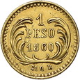 Gwatemala, 1 Peso 1860 r.
