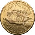 USA, 20 $ 1907 r. St. Gaudens
