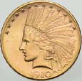USA, 10 Dolarów 1910 r. D