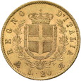Włochy, 20 Lire 1873 r.