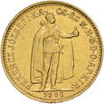 Węgry, 10 Koron 1908 r. 