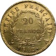 Francja, 20 franków 1812 r. A