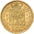 Liechtenstein, 20 Franków 1946 r.