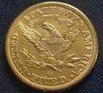 USA Half eagle 8,36g Au.900 1883