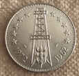 Algieria 5 dinar Szyb naftowy 1972 Ag750 12g