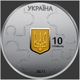 UKRAINA 10 UAH 25 rocz. Konstytucji 2021