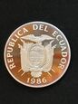 Ekwador 1000 sucres MŚ Meksyk 1986 Ag 23,33g