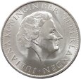 Surinam 1 gulden Królowa 1962 Ag.720 10g