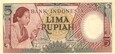 Indonezja 5 rupii chata 1958 P-55