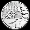 Tuvalu 1$ Hulk 2019 1 Oz Ag.999