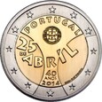 2 euro Portugalia Rewolucja goździków 2014