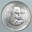 Peru 50 soles Tupac Amaru 1971 Ag.800 21,45g