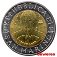 56.SAN MARINO, 500 LIRÓW 1998 CHEMIA