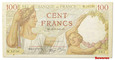 12.Francja, 100 Franków 22.08.1940, P.94, St.3