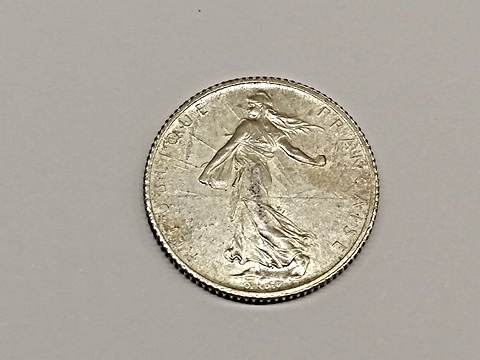 Francja 1 frank  1914 rok