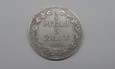 Polska  Zabór rosyjski  3/4 rubla =5 złotych 1838 rok