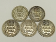 Tunezja  5 x 10 franków 