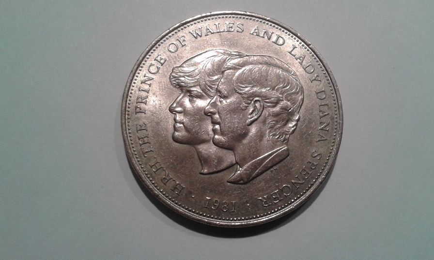 Wielka Brytania  25 new pence 1981 rok