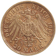 Niemcy - Saksonia - 20 marek 1905 E - Friedrich August