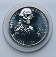 Słowacja 200 koron Móric Beňovský 1996 srebro 