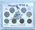 USA - Zestaw monet z okresu II wojny światowej 1942-1946