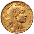 Francja 20 franków 1907 kogut (3)