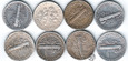 USA, 10 centów (dime), 1920-64 lot 8 szt