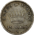 Włochy, 10 soldi, 1812 V