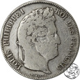 Francja, 5 franków, 1837 B