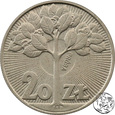 PRL, 20 złotych, 1973, Kwitnące Drzewo PRÓBA