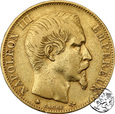 Francja, 20 franków, 1858 BB